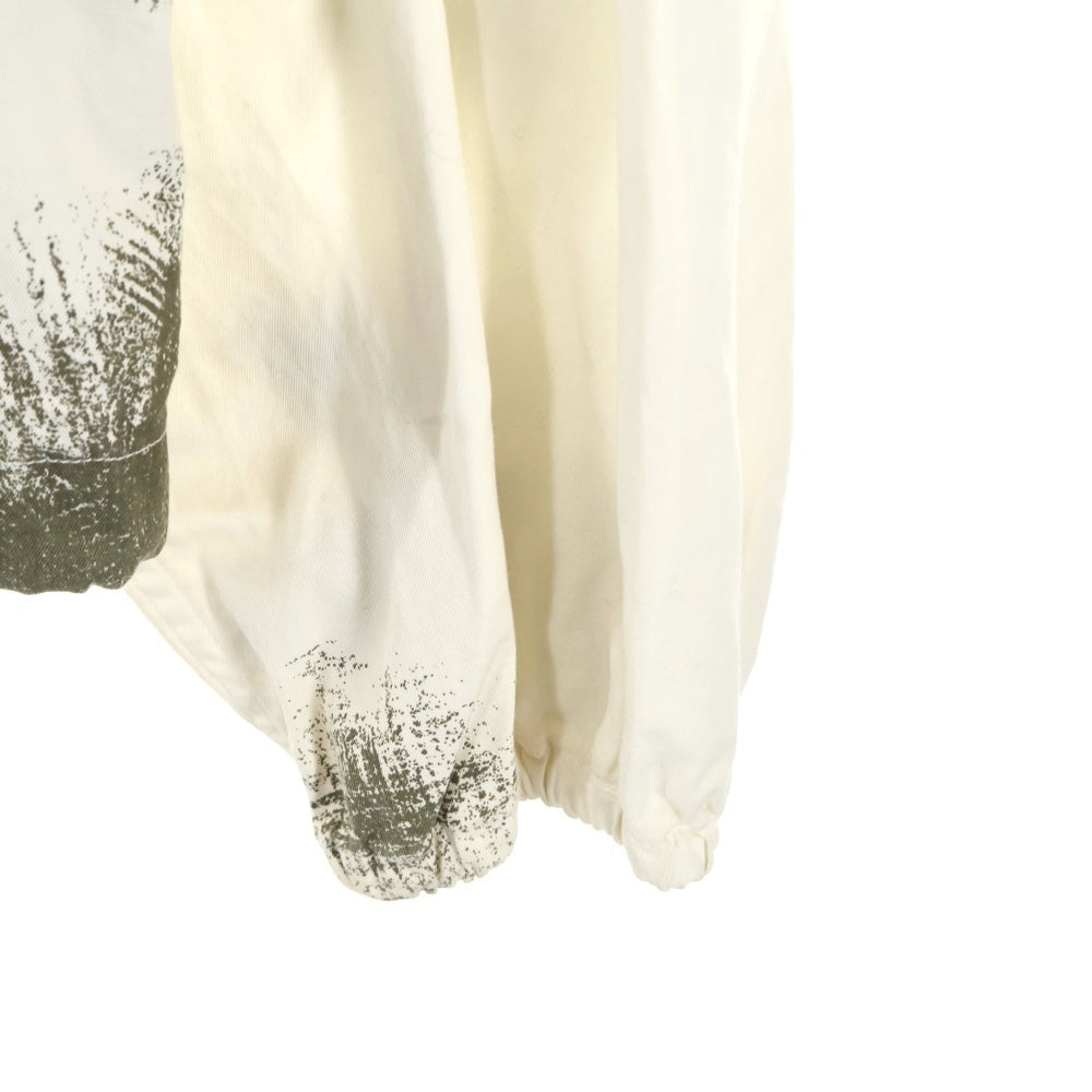 ANCELLM(アンセルム) 24SS CAMO HOODIE JACKET 総柄 カモフーディージャケット ホワイト ANC-SH34