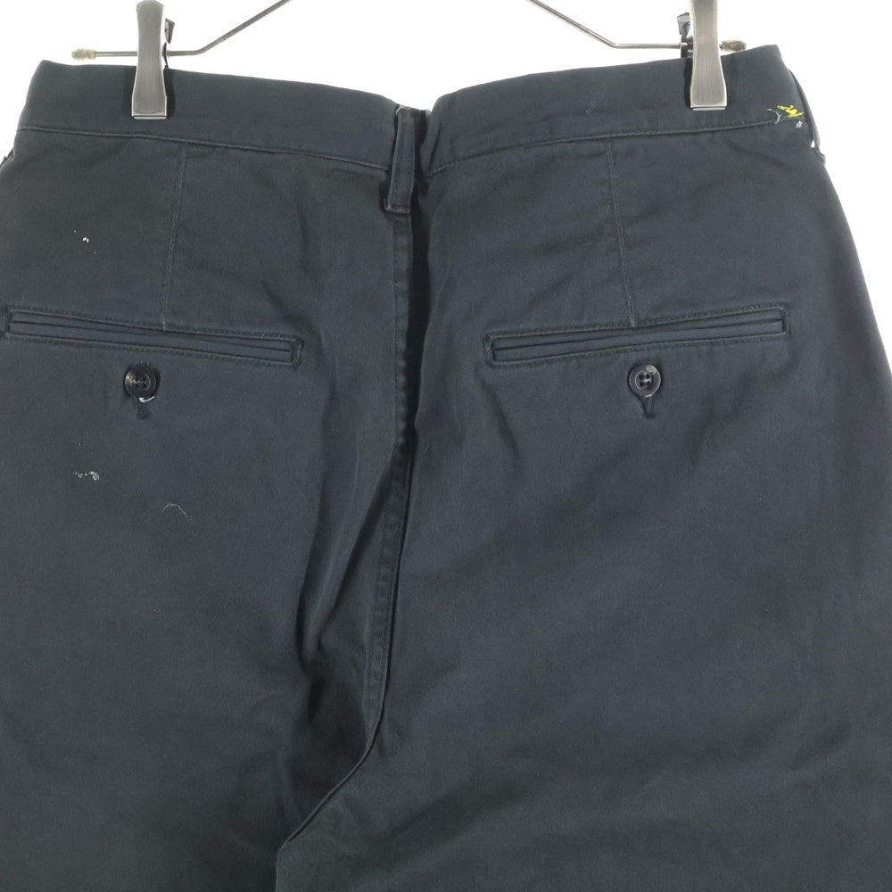 ANCELLM(アンセルム) PAINT CHINO TROUSERS ペイント チノパンツ ブラック ANC-PT29-B
