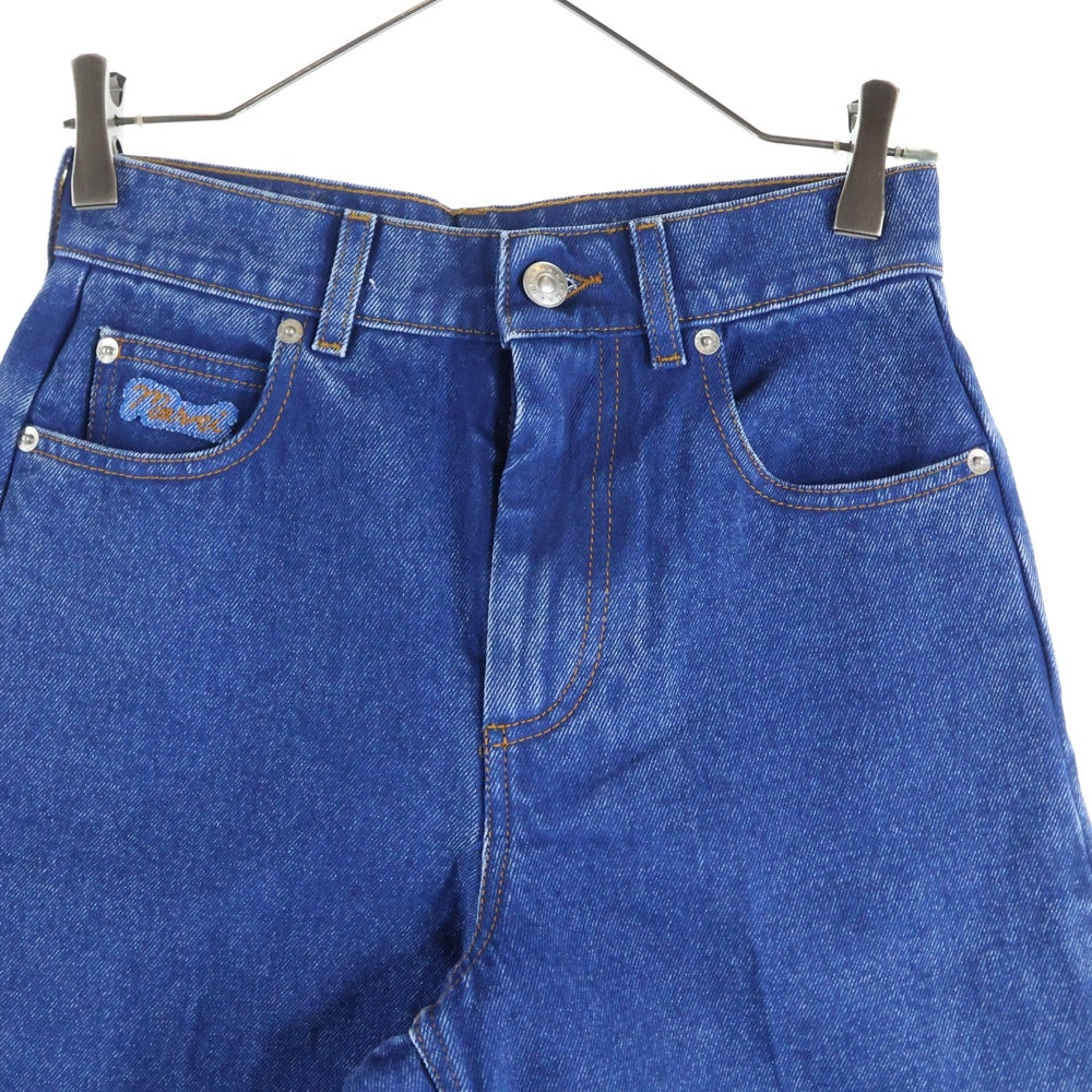 マルニMARNI インディゴ他28 (K ニーパッチスリムデニムパンツ デニム 