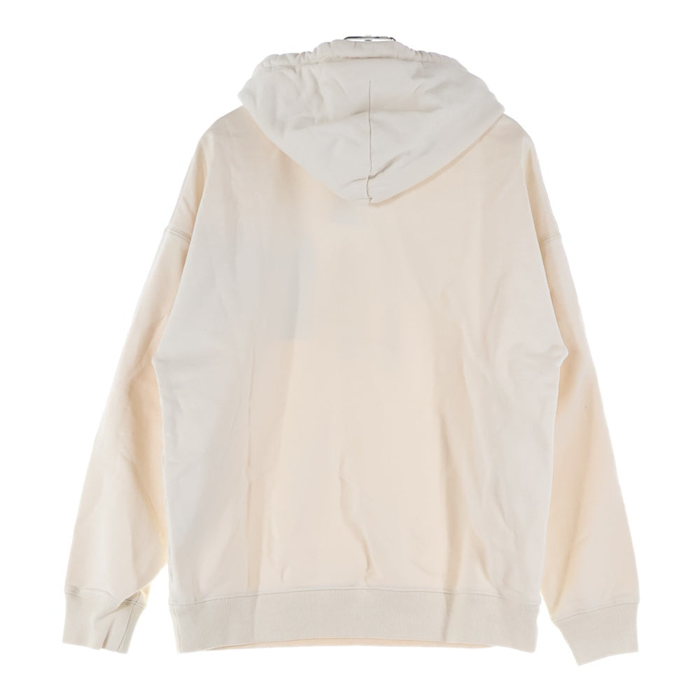 LOEWE(ロエベ) Anagram Patch Hoodie レザーアナグラムパッチ プルオーバースウェットパーカー フーディー アイボリー H526Y25X31