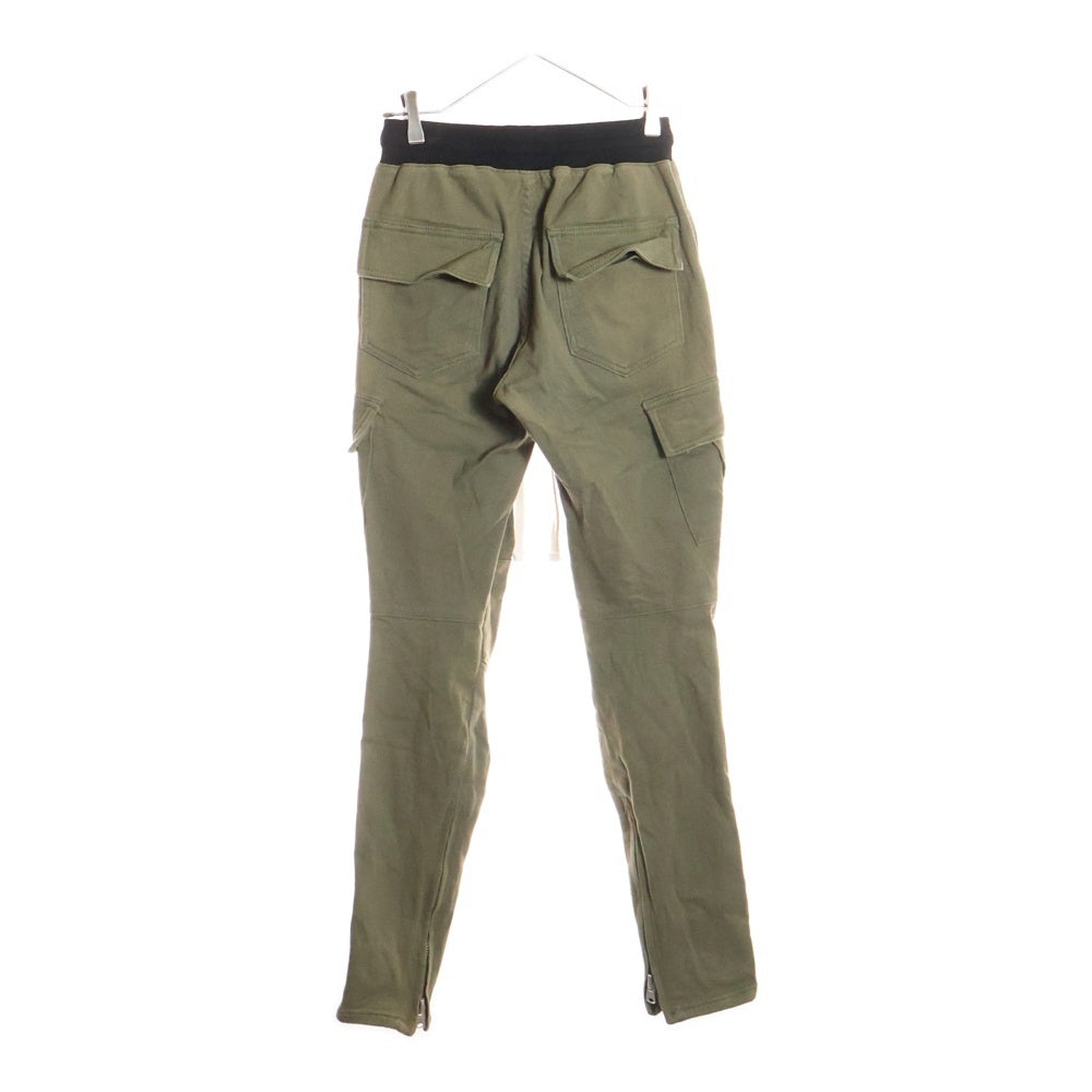 MNML(ミニマル) Skinny Cargo Pants スキニーカーゴパンツ 裾ジップ カーキ