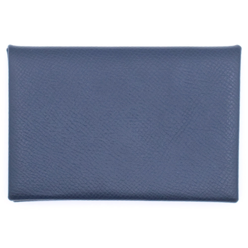 HERMES(エルメス) カルヴィ カードケース D刻印 名刺入れ ネイビー