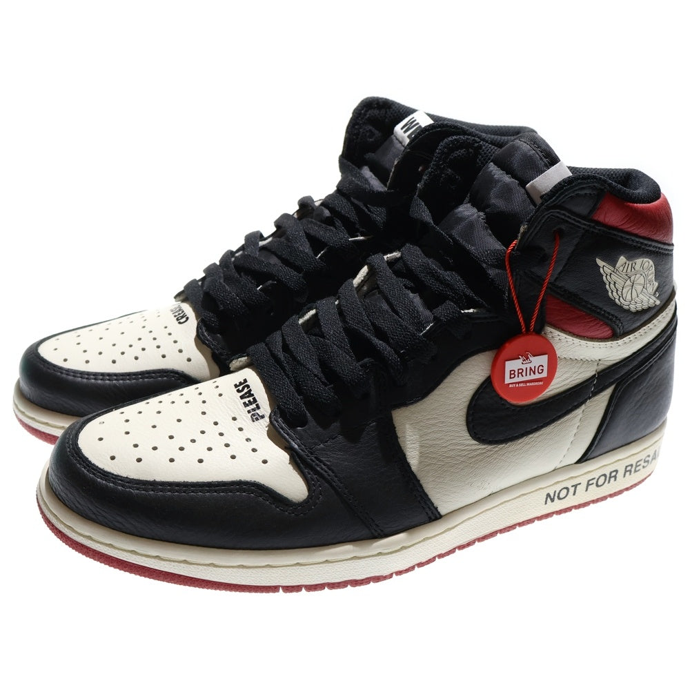 NIKE(ナイキ) AIR JORDAN1 RETRO HIGH OG Not For Resale エアジョーダン1 ノットフォーリセール ハイカットスニーカー ホワイト/ブラック US10/28cm 861428-106