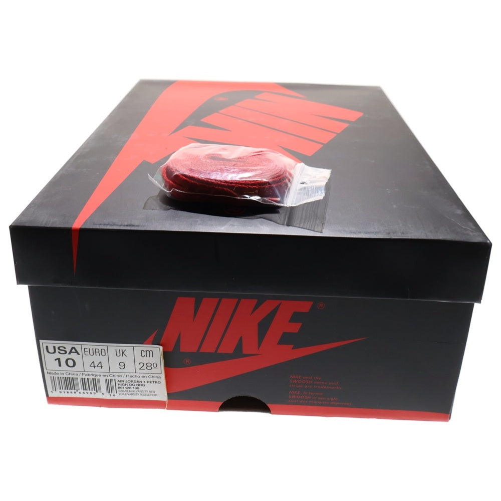 NIKE(ナイキ) AIR JORDAN1 RETRO HIGH OG Not For Resale エアジョーダン1 ノットフォーリセール ハイカットスニーカー ホワイト/ブラック US10/28cm 861428-106