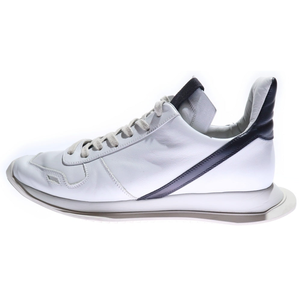 Rick Owens(リックオウエンス) Runner ランナー レザーローカットスニーカー ホワイト