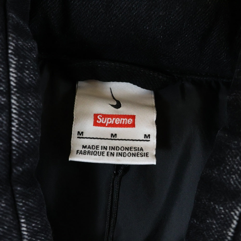 SUPREME(シュプリーム) 24SS ×NIKE Denim Puffer Vest ナイキ デニムパッファーベスト グレー FQ0344-010