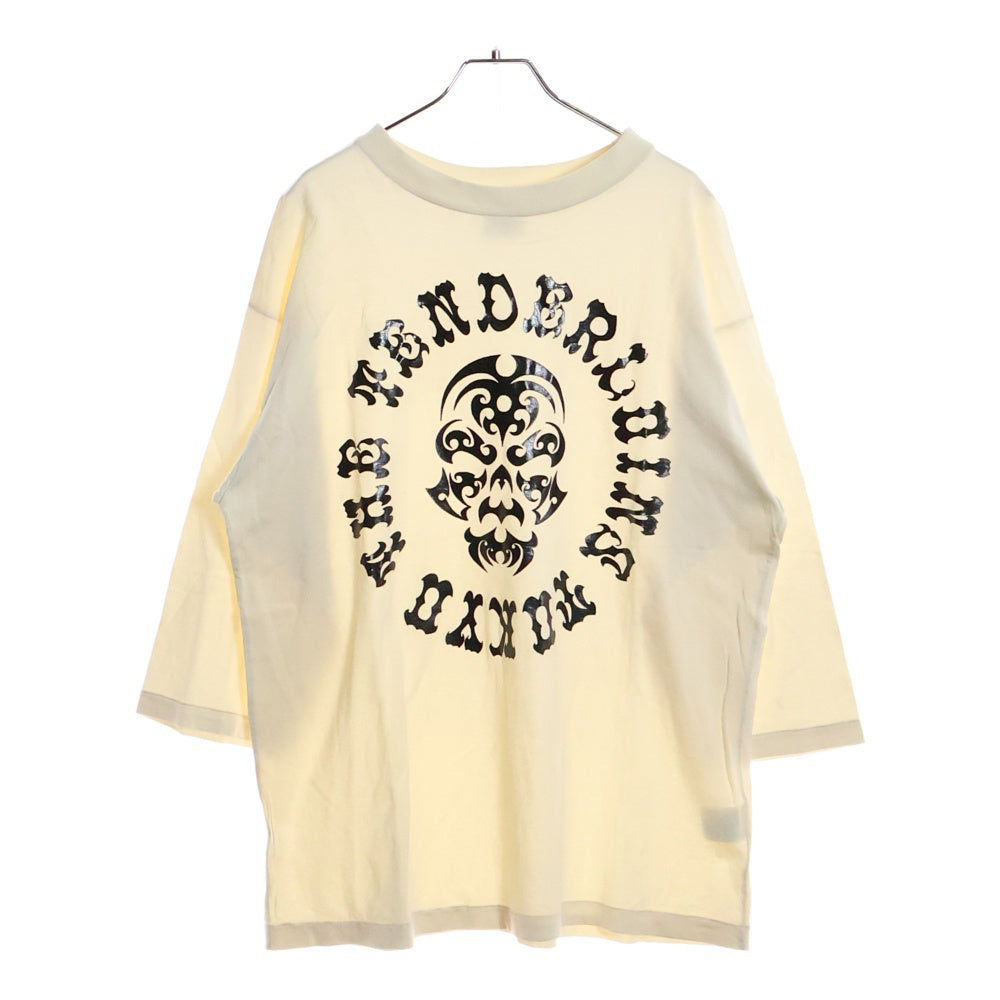 TENDERLOIN(テンダーロイン) T-RAYON NFL 3/4 BS ボルネオスカルプリント 7分丈Tシャツ アイボリー