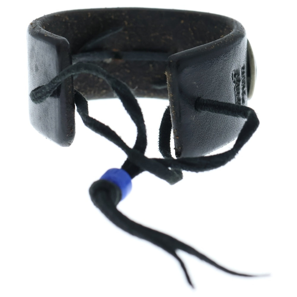 goro's(ゴローズ) 5セントコンチョ レザーブレスレット ブラック