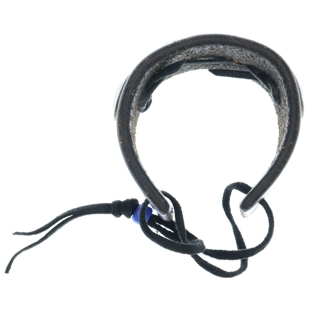 goro's(ゴローズ) 5セントコンチョ レザーブレスレット ブラック