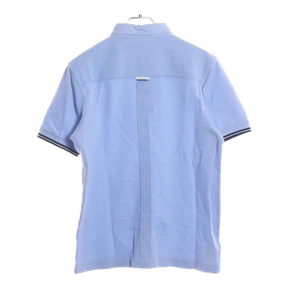 FRED PERRY(フレッドペリー) ロゴ刺繍 半袖ポロシャツ ブルー 118718