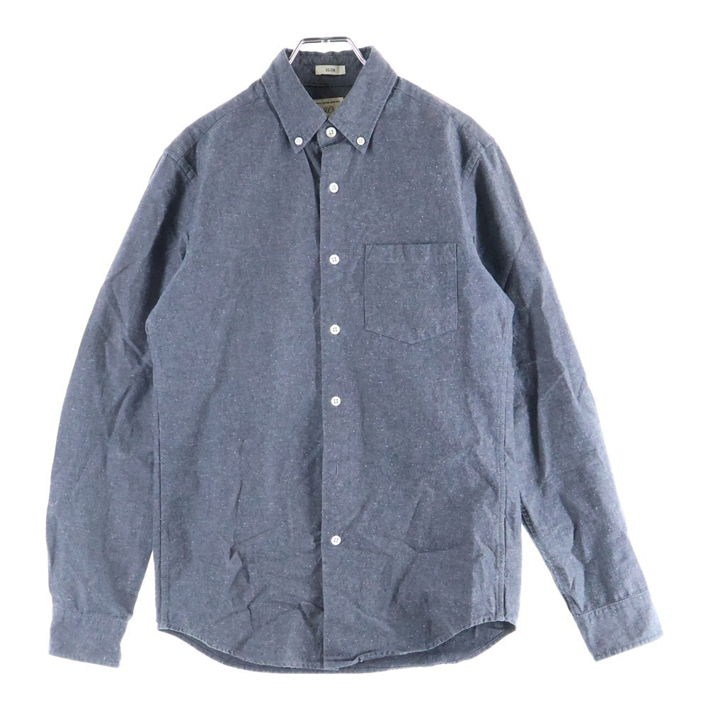 J.CREW(ジェイクルー) SLIM コットン長袖シャツ グレー F8066