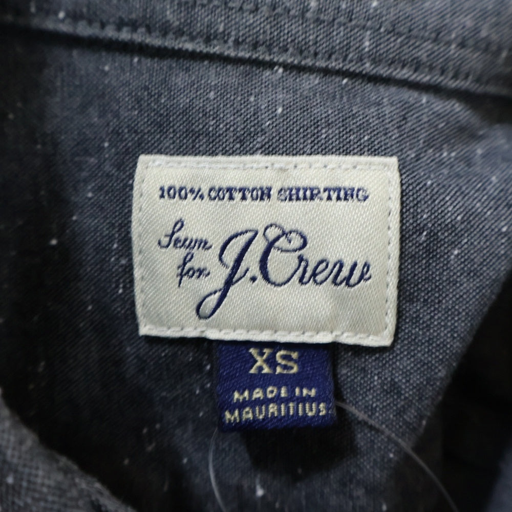 J.CREW(ジェイクルー) SLIM コットン長袖シャツ グレー F8066