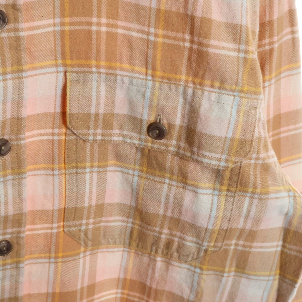 PATAGONIA(パタゴニア) 22SS 長袖チェックシャツ ネルシャツ オレンジ 42410SP22
