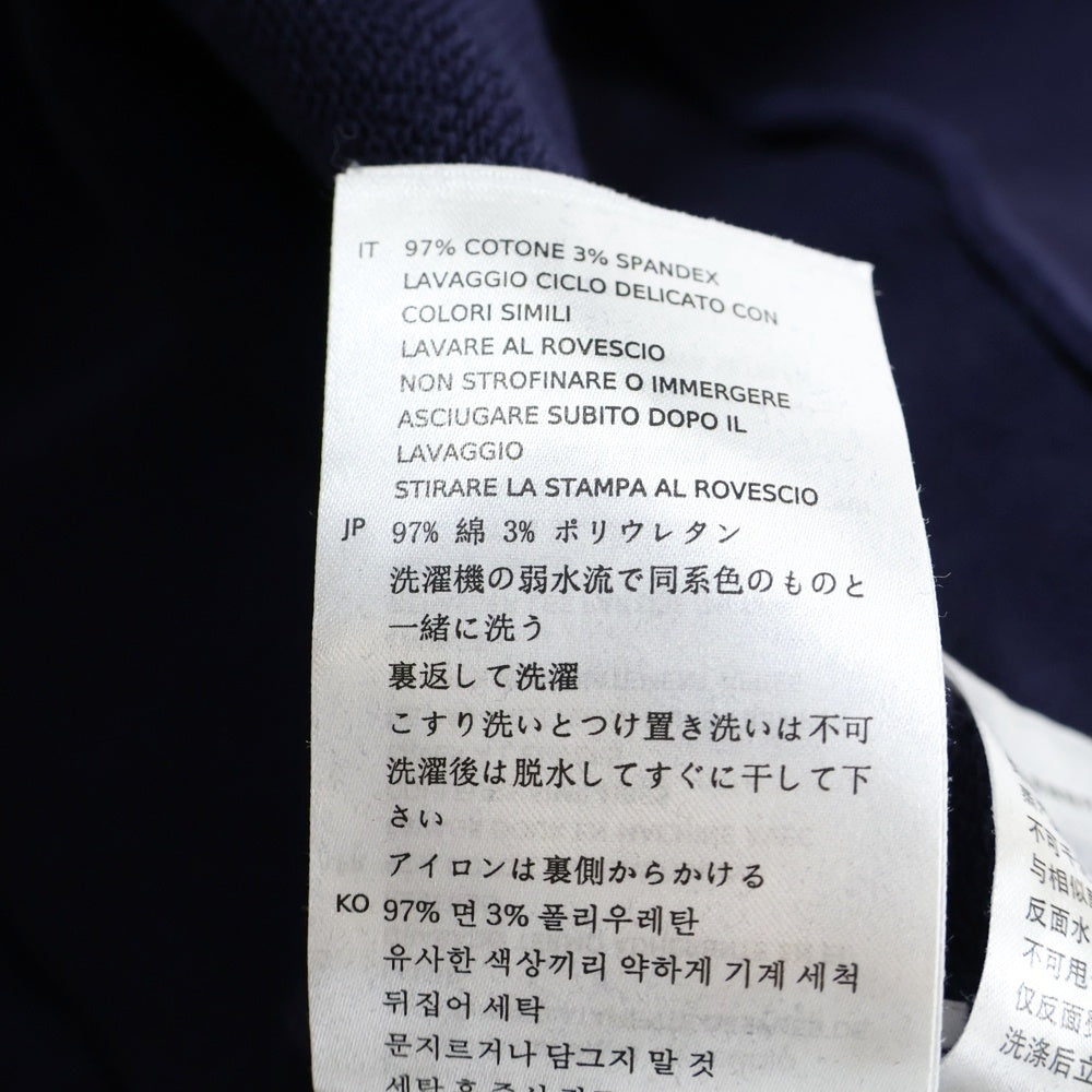 DEUS EX MACHINA(デウスエクスマキナ) Marston Zip Sweater ハーフジップ ハイネックスウェットトレーナー ネイビー DMF98910