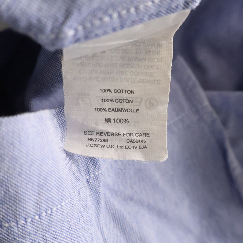 J.CREW(ジェイクルー) SLIM オックスフォード コットン長袖シャツ ブルー C4273