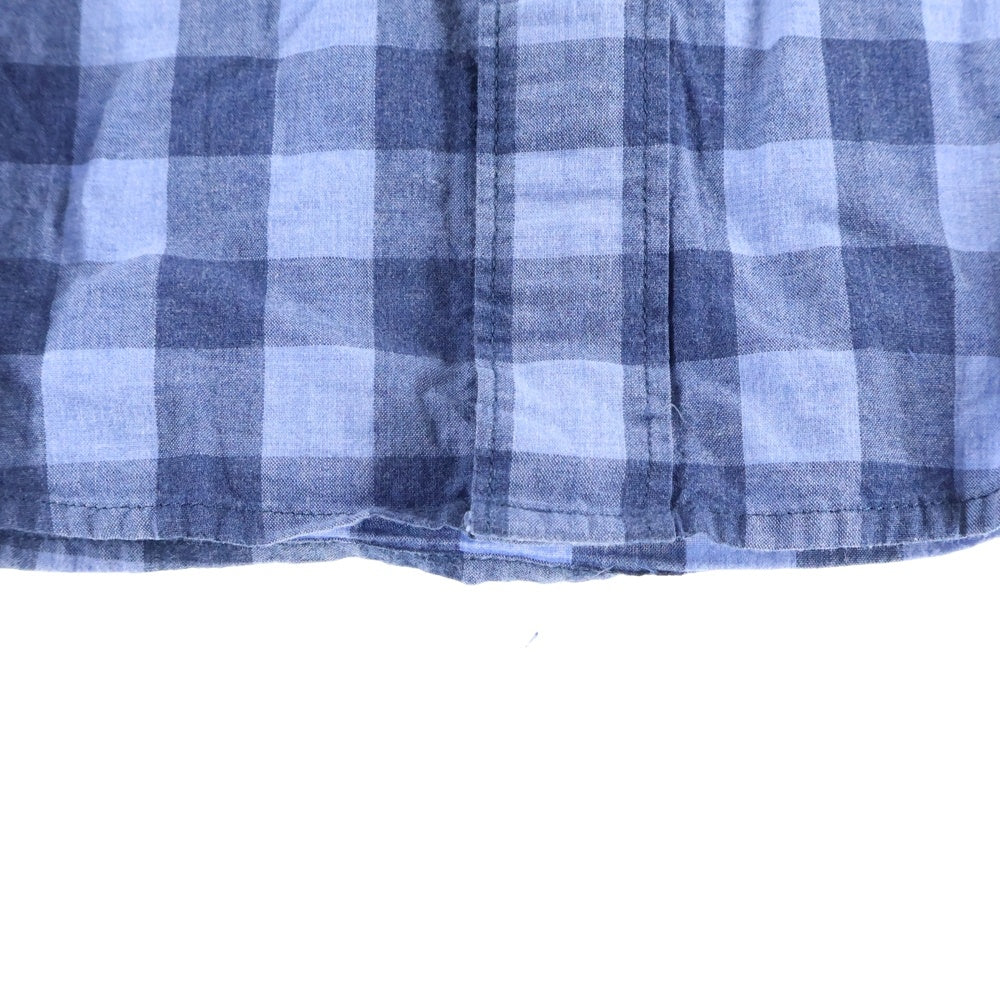 J.CREW(ジェイクルー) SLIM コットン長袖チェックシャツ ブルー G0631