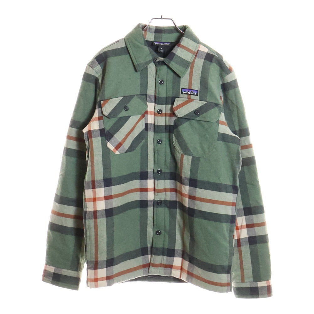 PATAGONIA(パタゴニア) Insulated Fjord Flannnel Shirt フランネルチェックシャツ ジャケット グリーン 20385FA22