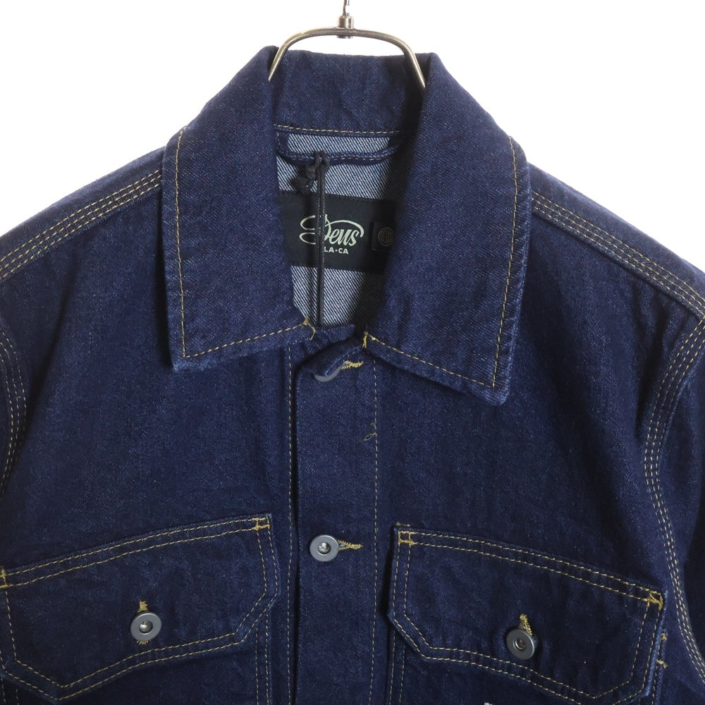 DEUS EX MACHINA(デウスエクスマキナ) ANAN WORK JACKET デニムジャケット Gジャン インディゴ DMW226611