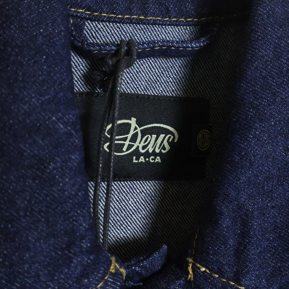 DEUS EX MACHINA(デウスエクスマキナ) ANAN WORK JACKET デニムジャケット Gジャン インディゴ DMW226611
