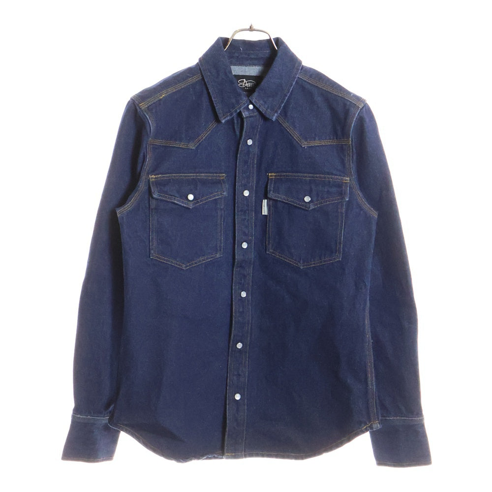 DEUS EX MACHINA(デウスエクスマキナ) WESTERN DENIM SHIRT ウエスタンデニムジャケット Gジャン インディゴ DMW225616