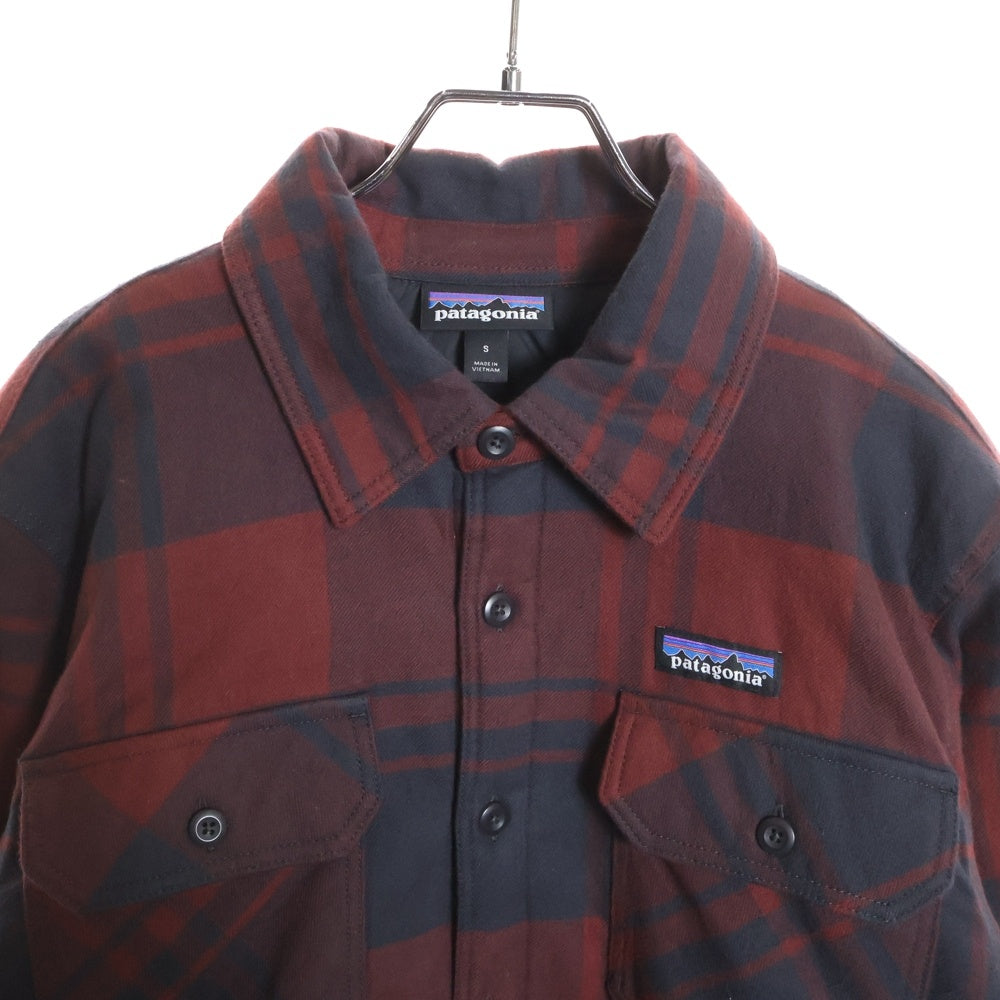 PATAGONIA(パタゴニア) Insulated Fjord Flannnel Shirt フランネルチェックシャツ ジャケット レッド 20385FA22