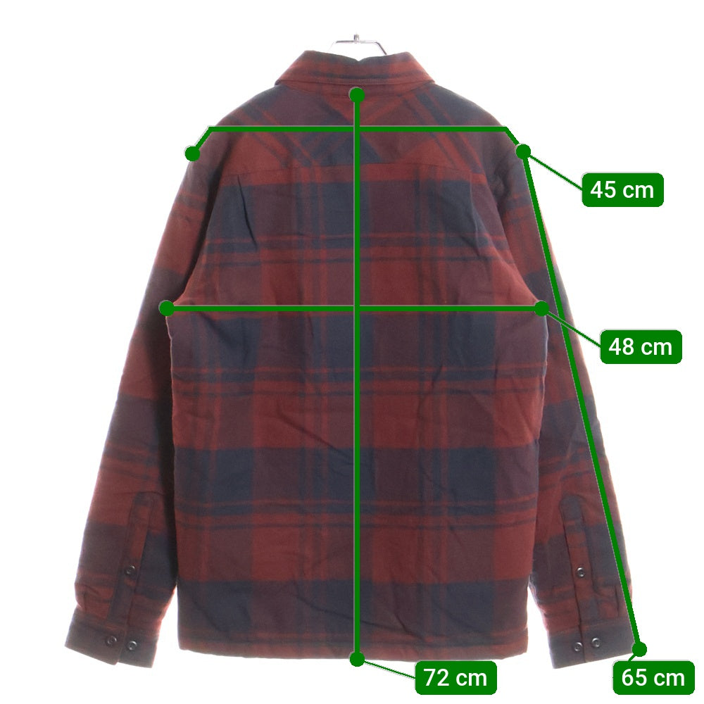 PATAGONIA(パタゴニア) Insulated Fjord Flannnel Shirt フランネルチェックシャツ ジャケット レッド 20385FA22