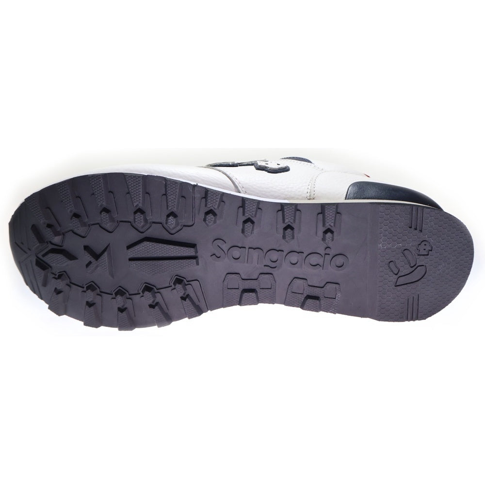 Sangacio(サンガッチョ) にゅ～ず トリコロール 10周年記念モデル ローカットスニーカー ホワイト US9.5/27.5cm