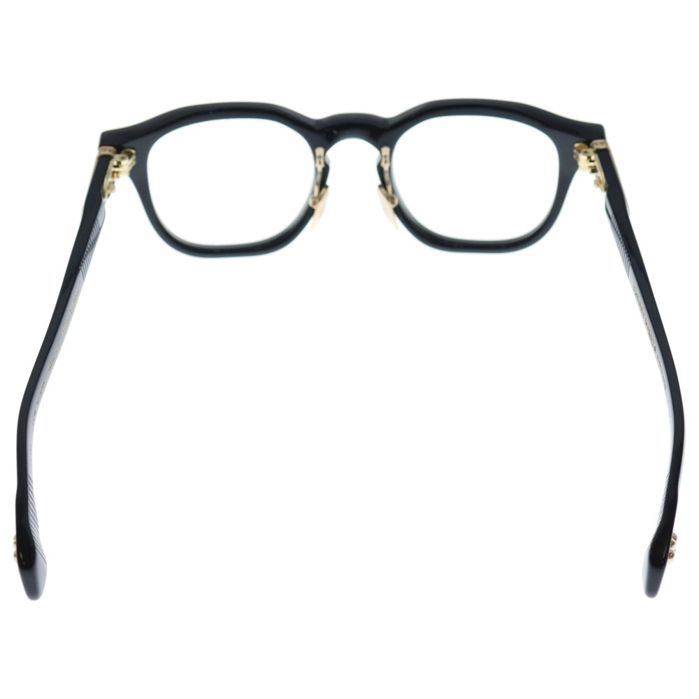 CHROME HEARTS(クロムハーツ) 18KGP CHIRP CHIRP‐A チャープ フレア フレームアイウェア メガネ 眼鏡 ブラック/ゴールド
