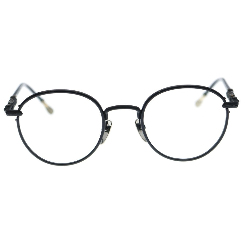 CHROME HEARTS(クロムハーツ) FIRKIN ダガーテンプル ラウンドアイウェア メガネ 眼鏡 ブラック