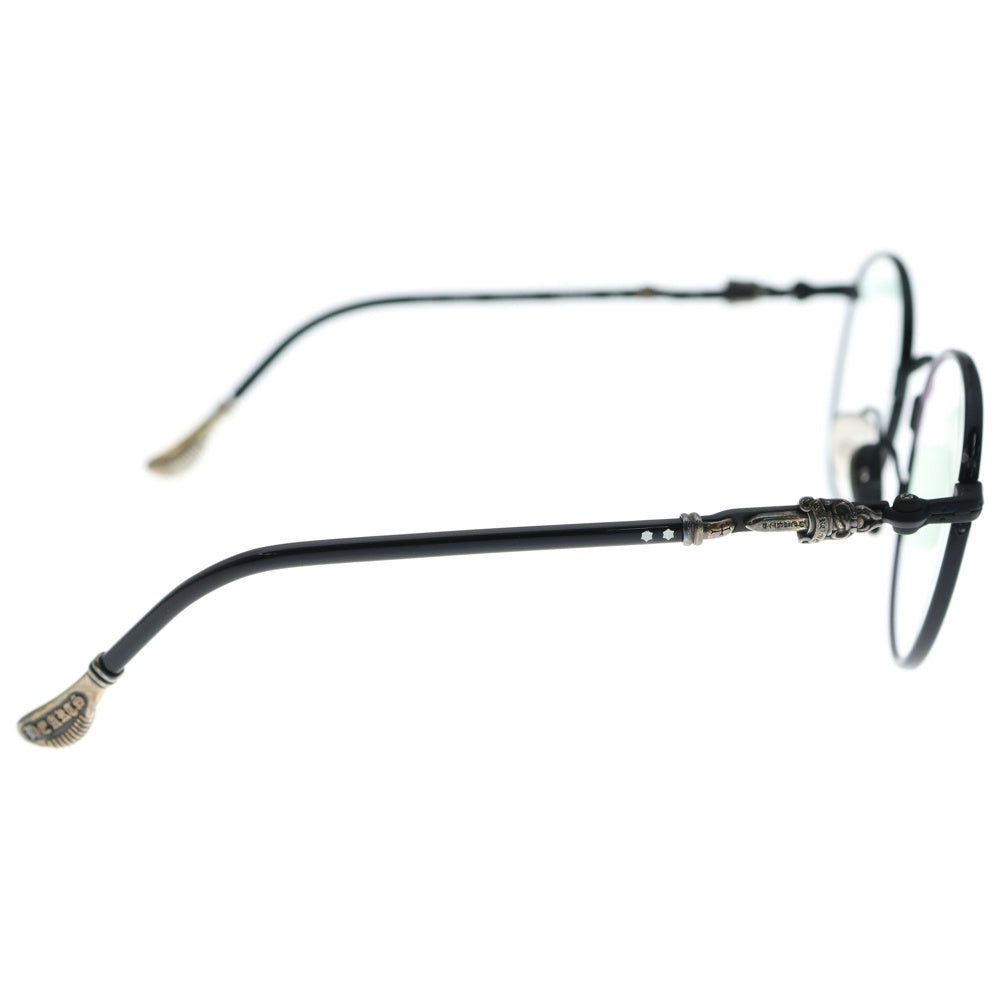 CHROME HEARTS(クロムハーツ) FIRKIN ダガーテンプル ラウンドアイウェア メガネ 眼鏡 ブラック