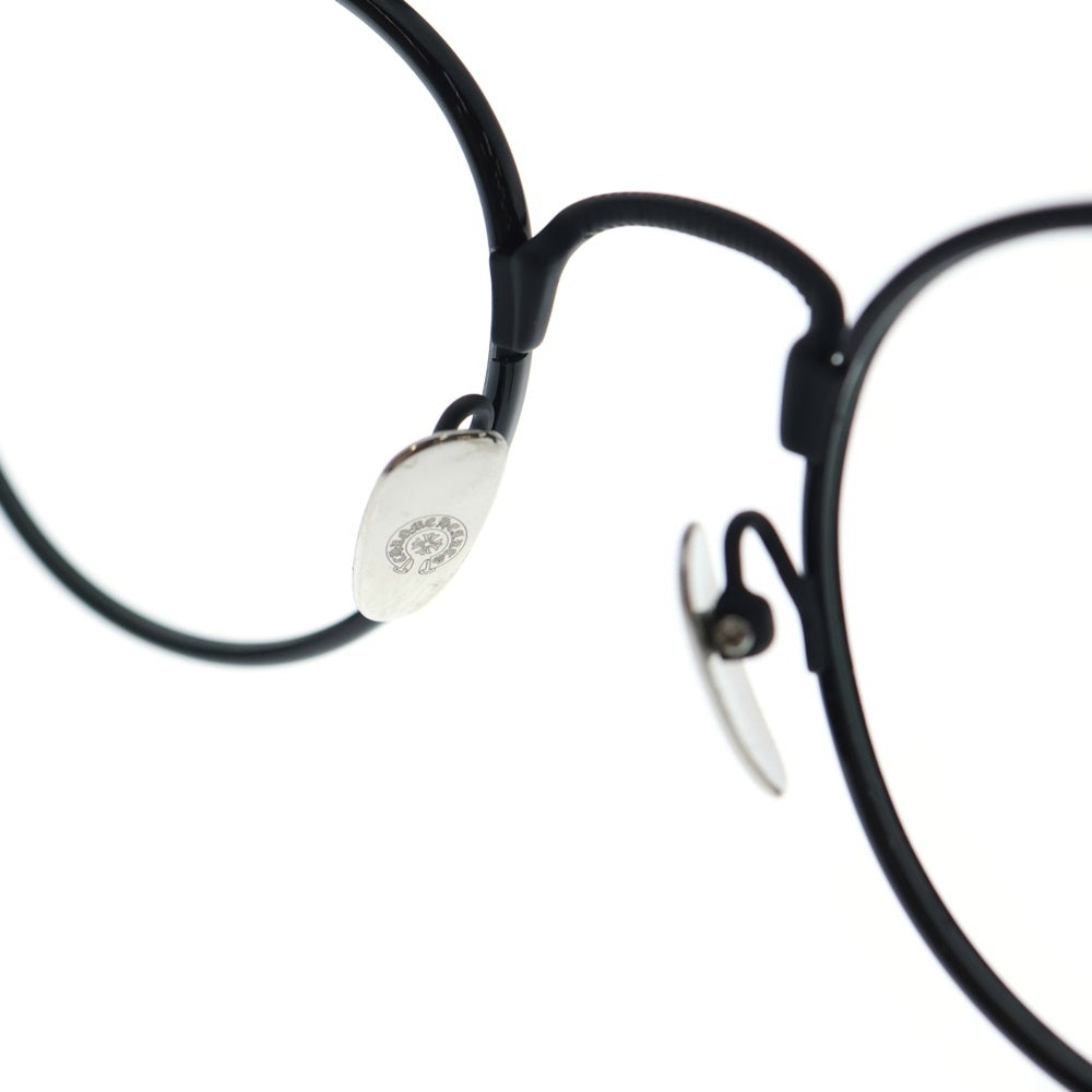 CHROME HEARTS(クロムハーツ) FIRKIN ダガーテンプル ラウンドアイウェア メガネ 眼鏡 ブラック