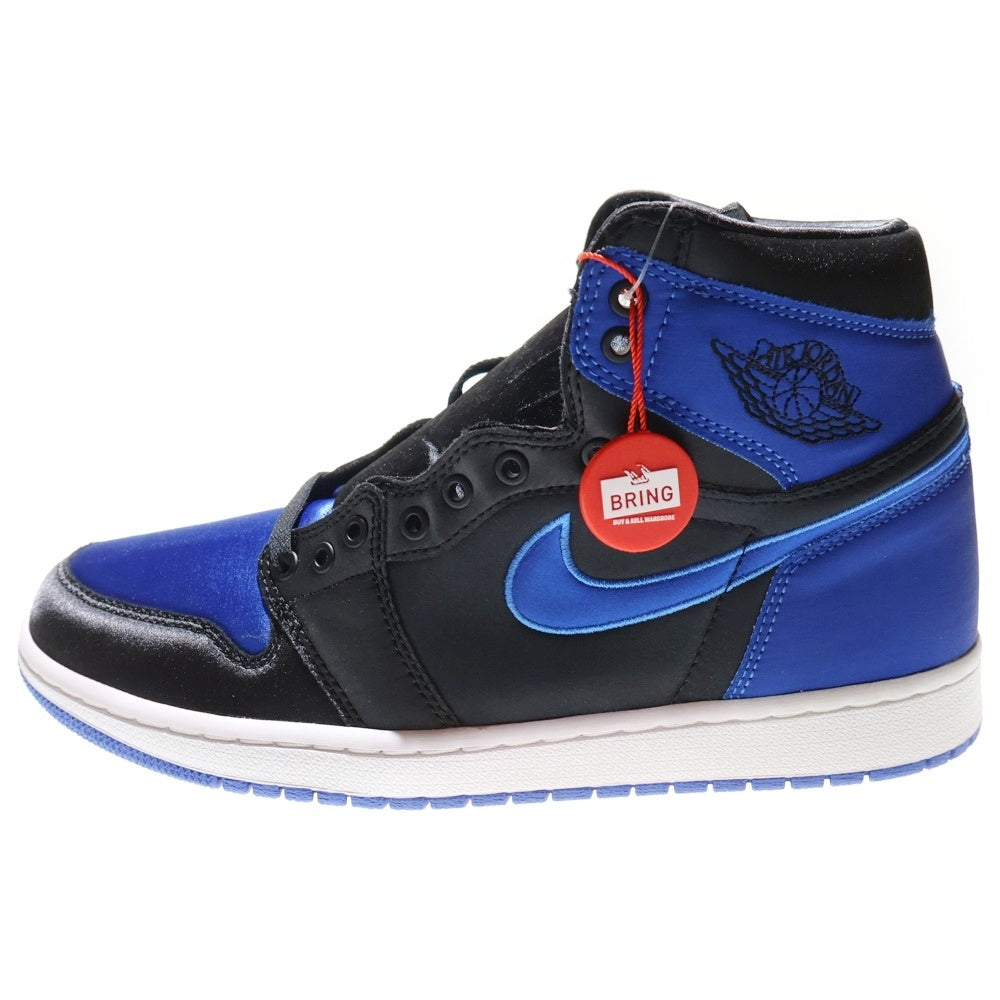 NIKE(ナイキ) AIR JORDAN1 HIGH OG EP エアジョーダン1 サテン ハイカットスニーカー ブルー US10/28cm 921193-007
