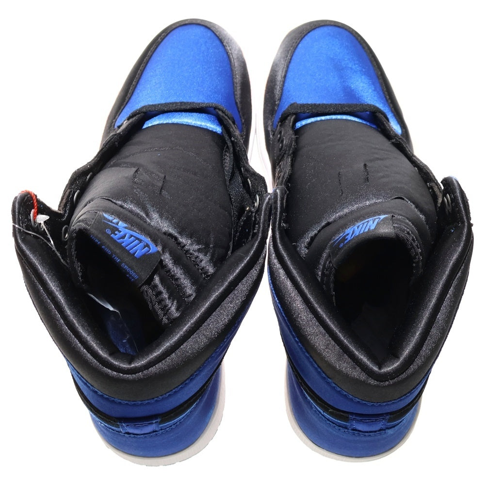 NIKE(ナイキ) AIR JORDAN1 HIGH OG EP エアジョーダン1 サテン ハイカットスニーカー ブルー US10/28cm 921193-007