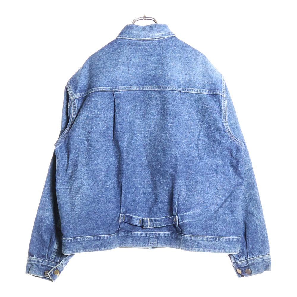 New Manual(ニュー マニュアル) #013 HEADLIGHT ZIP JACKET ヘッドライト ジップデニムジャケット インディゴ JK-YY-0006