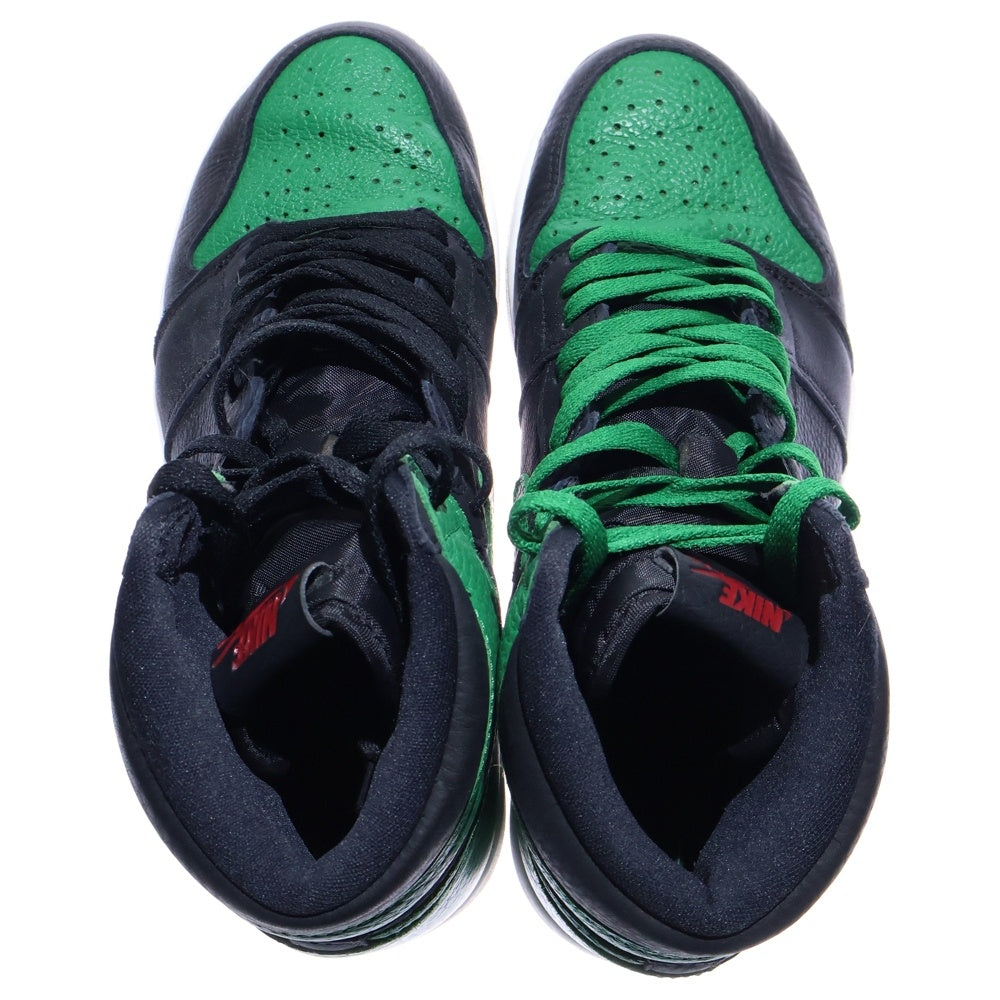 NIKE(ナイキ) AIR JORDAN 1 RETRO HIGH OG PINE GREEN エアジョーダン 1 パイングリーン ハイカットスニーカー グリーン US9/27cm 555088-030