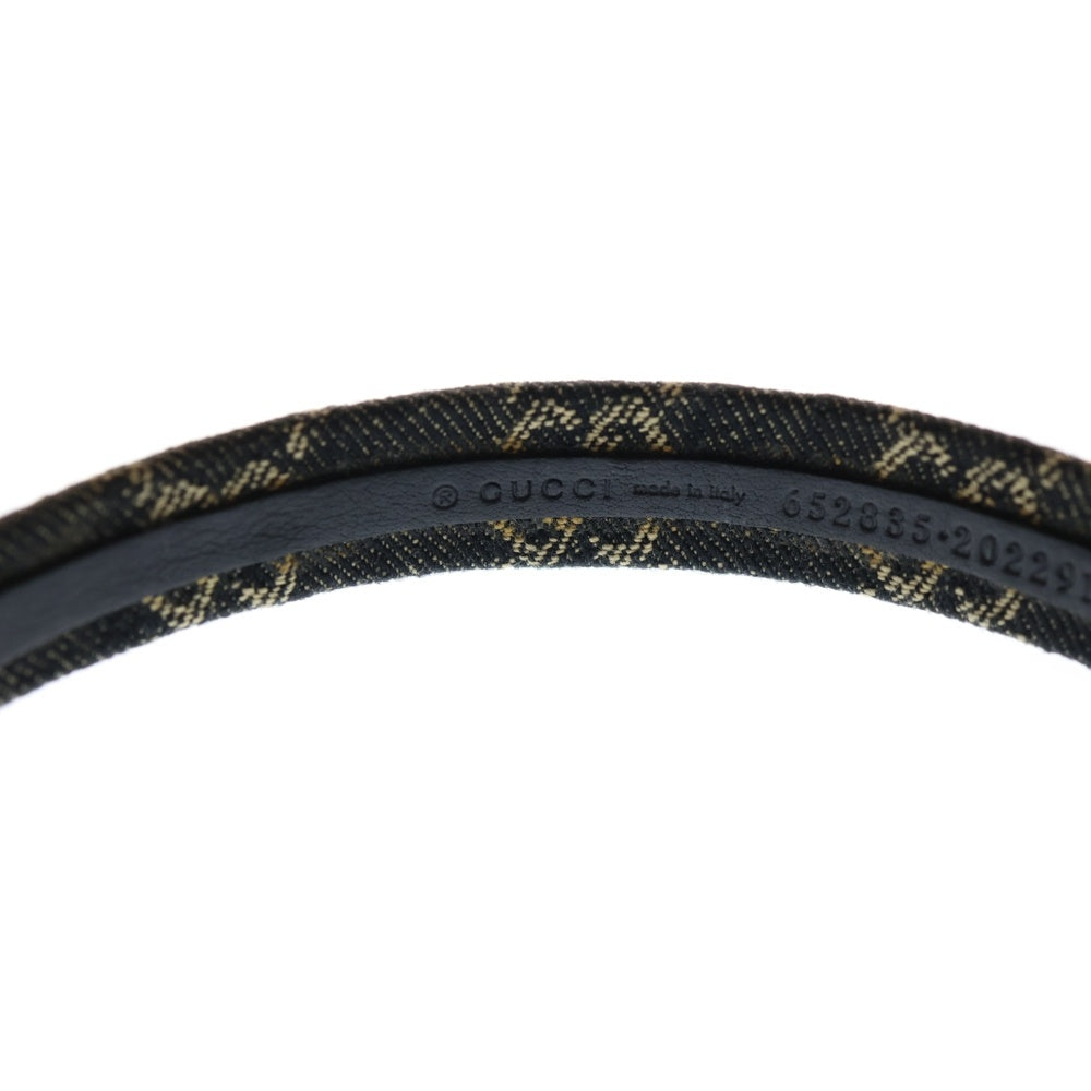 GUCCI(グッチ) GG Canvas Hairband GGキャンバス デニムヘアバンド