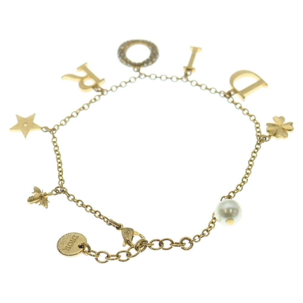 DIOR(ディオール) ディオレボリューション ラインストーン装飾 ブレスレット ゴールド