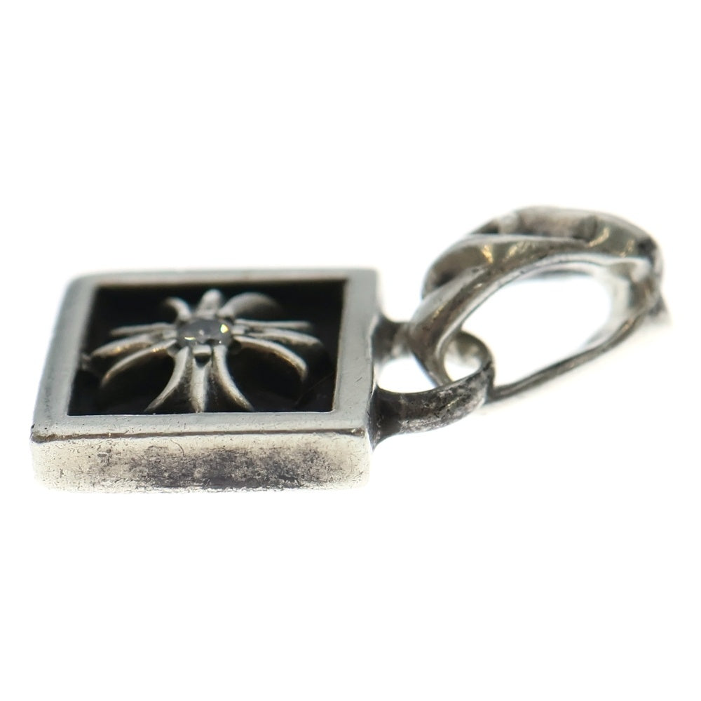 【美品】CHROME HEARTS CHプラスチャーム　 ネックレストップ CHROME HEARTS(クロムハーツ) FRAMED CH PLUS 1DIA フレームドCHプラス