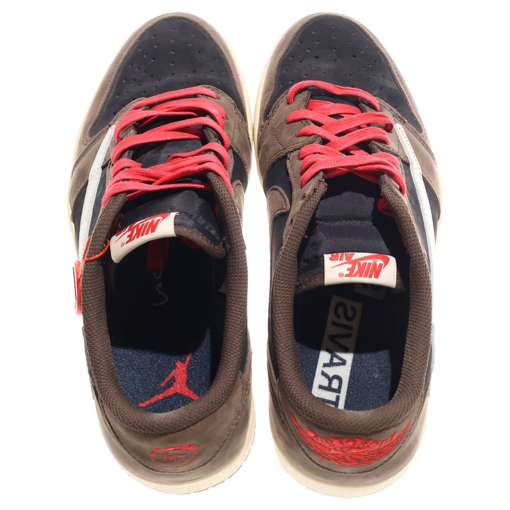 NIKE(ナイキ) ×TRAVIS SCOTT AIR JORDAN 1 LOW OG SP-T CQ4277-001 トラヴィススコット エアジョーダン1 ローカットスニーカー ブラウン US9.5/27.5cm