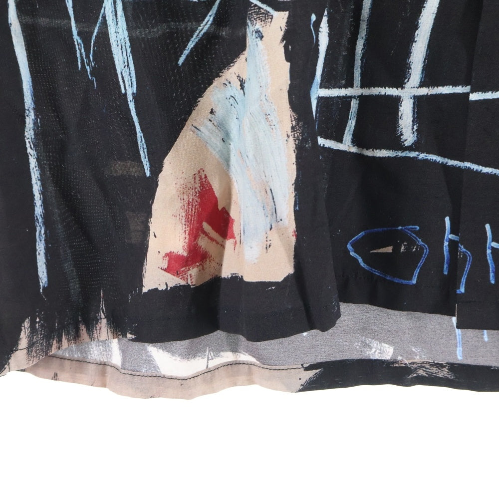 WACKO MARIA(ワコマリア) 22SS ×JEAN-MICHEL BASQUIAT HAWAIIAN SHIRT ジャン ミシェル バスキア 総柄 開襟 ハワイアンシャツ 半袖シャツ マルチ