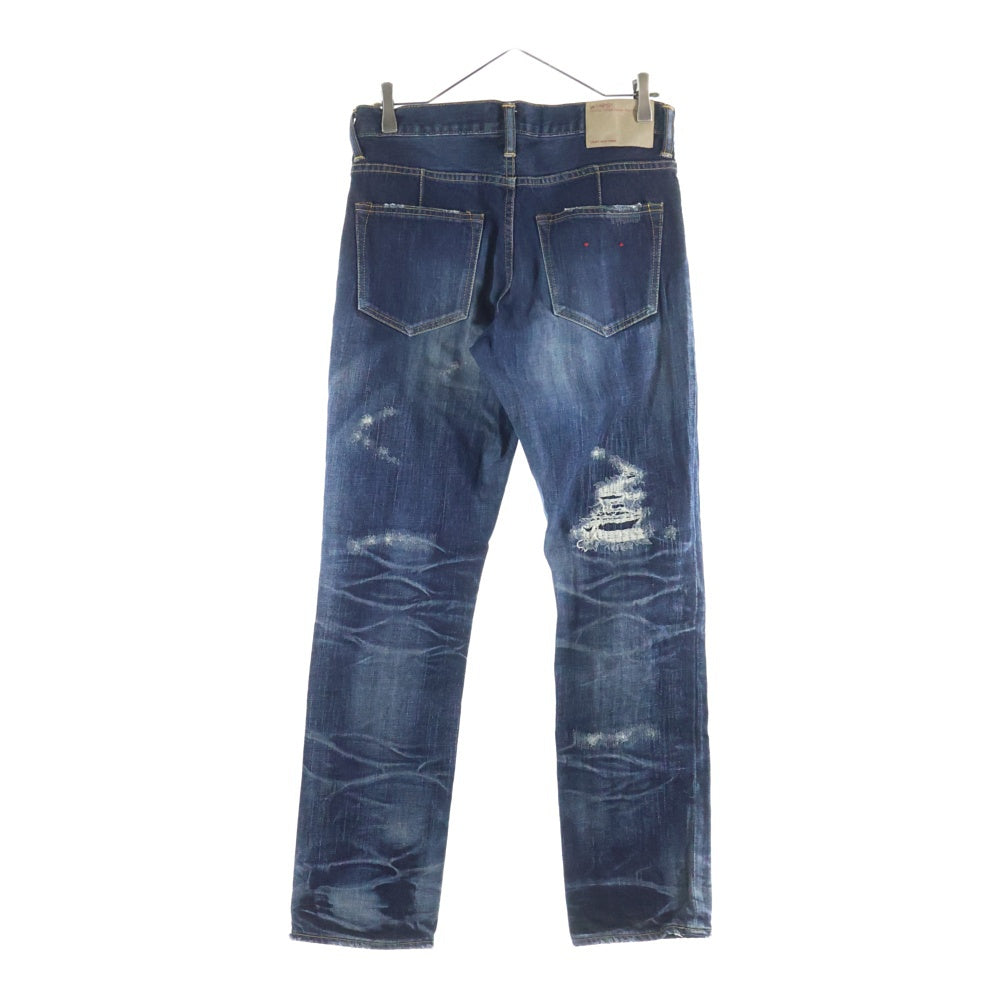 WTAPS(ダブルタップス) 15AW BLUES VERY SKINNY TRASH ストレートスキニー デニムパンツ ジーンズ インディゴ 151GWDT-PTM06
