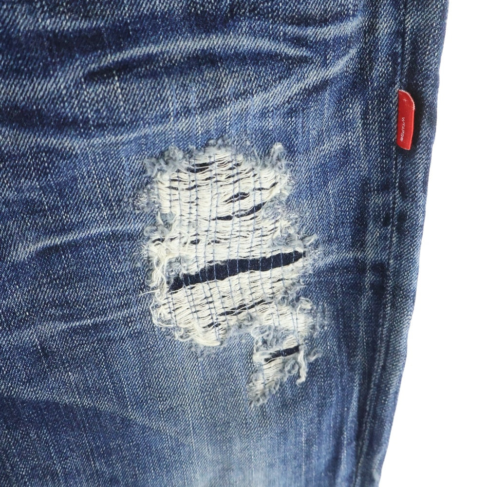 WTAPS(ダブルタップス) 15AW BLUES VERY SKINNY TRASH ストレートスキニー デニムパンツ ジーンズ インディゴ 151GWDT-PTM06