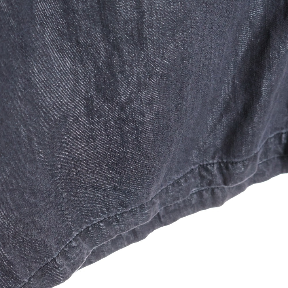 MAISON MIHARAYASUHIRO(メゾンミハラヤスヒロ) 24SS Cotton Tencel Denim Shorts コットンパッチハーフパンツ ショートパンツ ブラック I12SP006