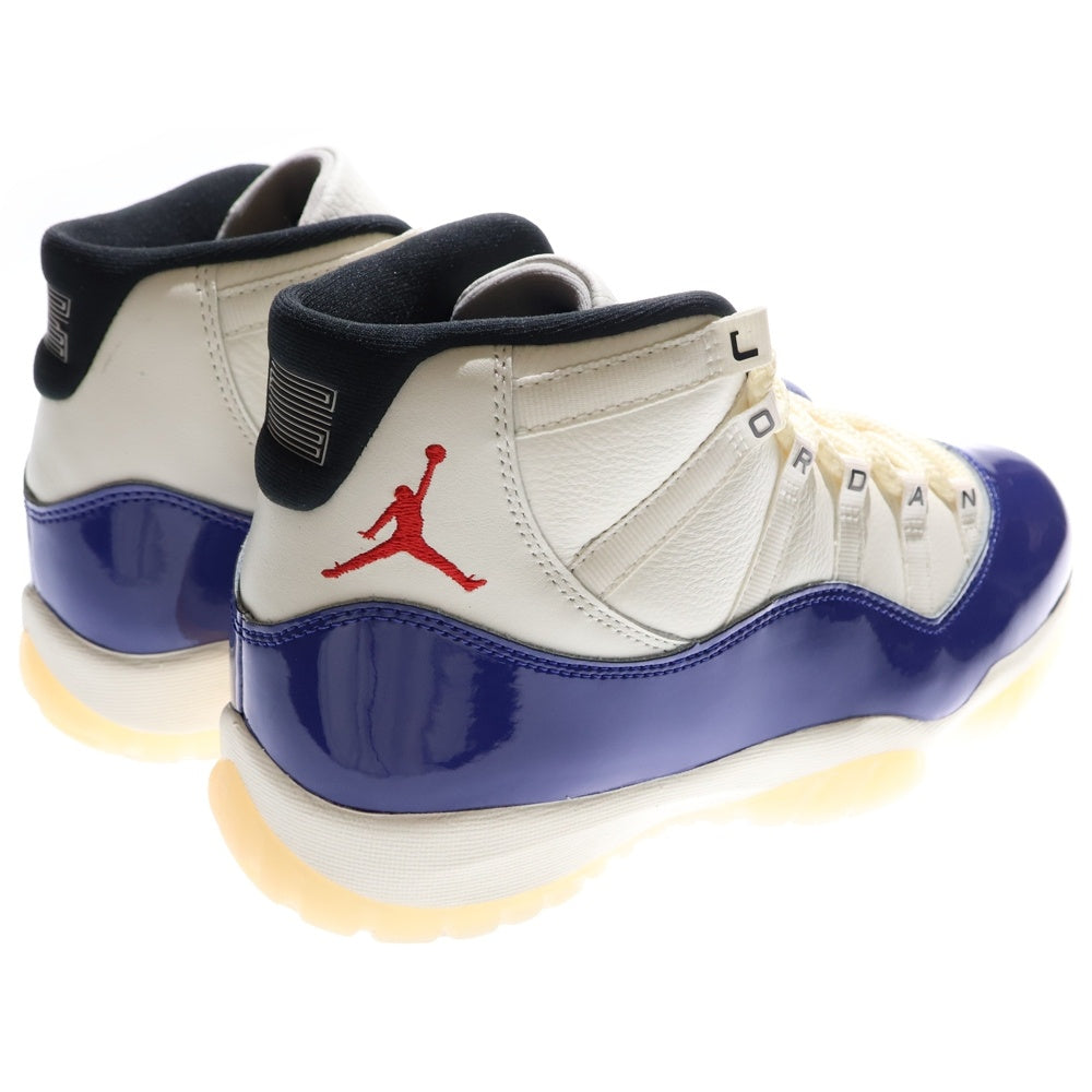 NIKE(ナイキ) AIR JORDAN 11 RARE AIR エアジョーダン11 レアエアー ローカットスニーカー ホワイト/ブルー US8/26cm IH0296-400