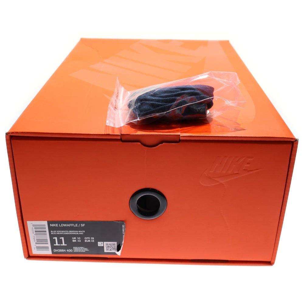 NIKE(ナイキ) ×Sacai ×FRAGMENT DESIGN LD WAFFLE サカイ フラグメントデザイン ローカットスニーカー ネイビー US11/29cm DH2684-400