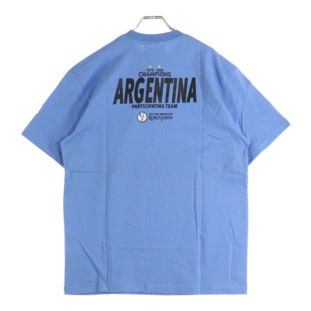 VINTAGE(ヴィンテージ) 00S 2002 FIFA World Cup Korea Japan 日韓ワールドカップ 半袖Tシャツ ブルー