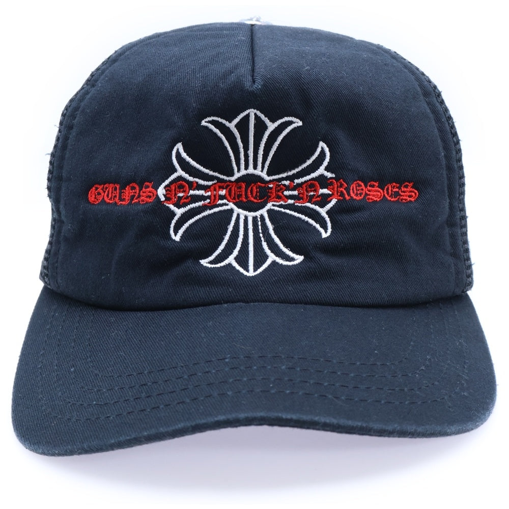 CHROME HEARTS(クロムハーツ) TRUCKER CAP CHプラス プリント トラッカーメッシュキャップ ブラック