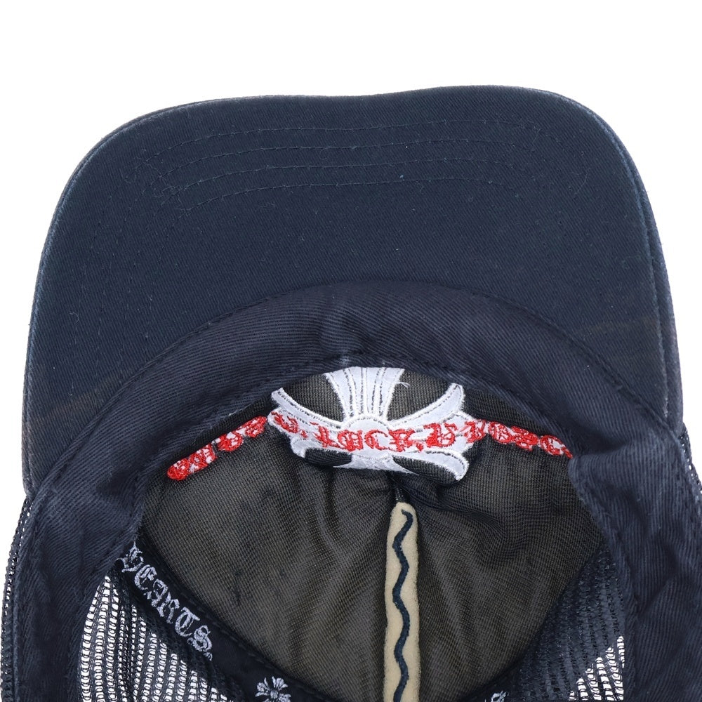 CHROME HEARTS(クロムハーツ) TRUCKER CAP CHプラス プリント トラッカーメッシュキャップ ブラック