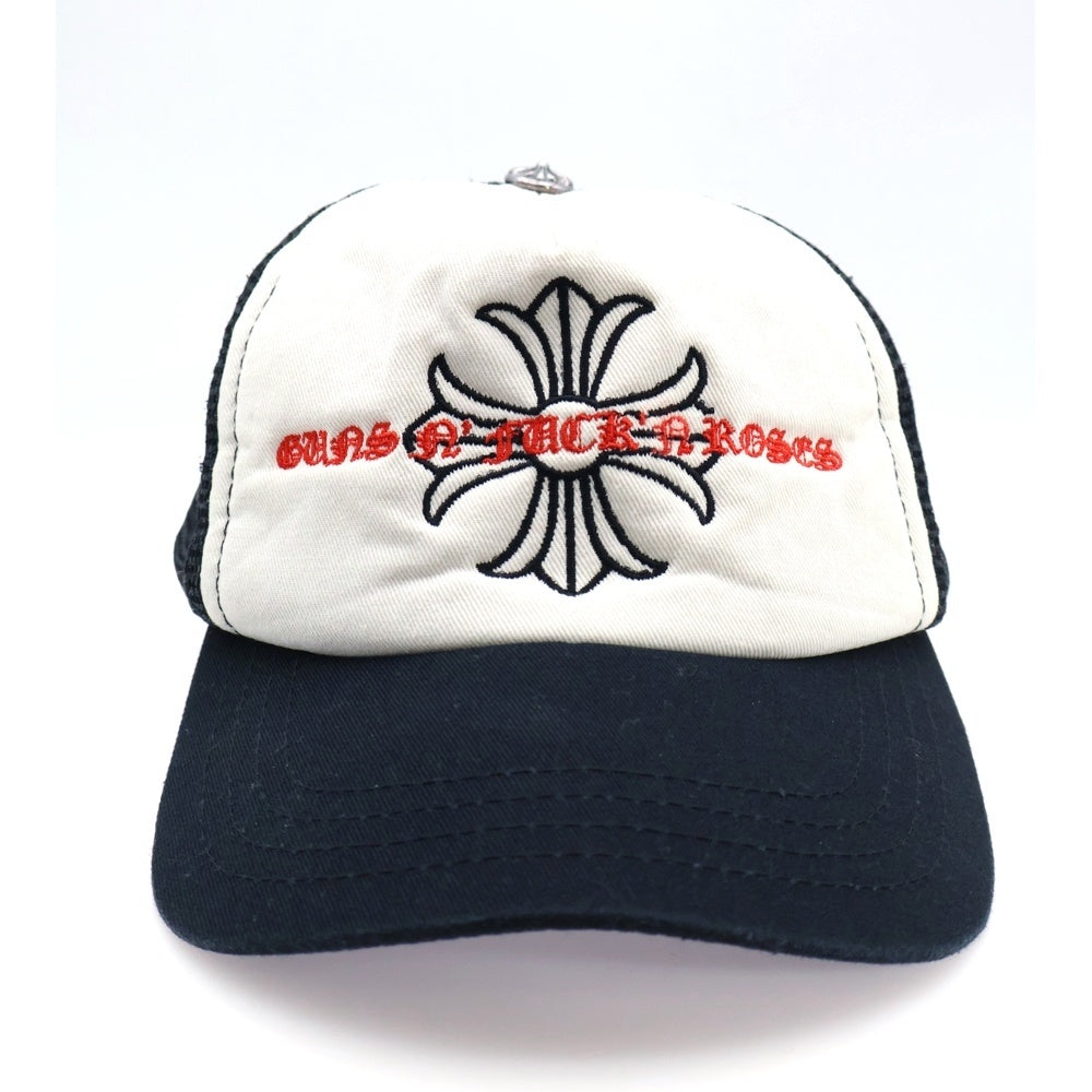 CHROME HEARTS(クロムハーツ) TRUCKER CAP CHプラス プリント トラッカーメッシュキャップ ブラック
