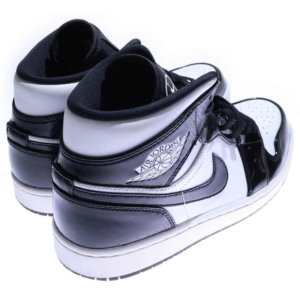 NIKE(ナイキ) AIR JORDAN 1 MID SE 2021 ALL-STAR GAME エアジョーダン1 ミッドオールスター ミッドカットスニーカー ブラック/ホワイト US9/27.0cm DD1649-001